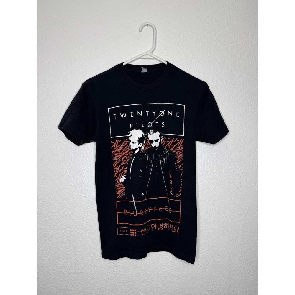 Twenty One Pilots Blurry Face Tour 2015 Concert T Shirt Women Sz XS 100% Cotton